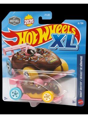 Hot Wheels HW002 Donut Drifter XL 1 43 Scale Die Cast Car Case A 2026 New In Box